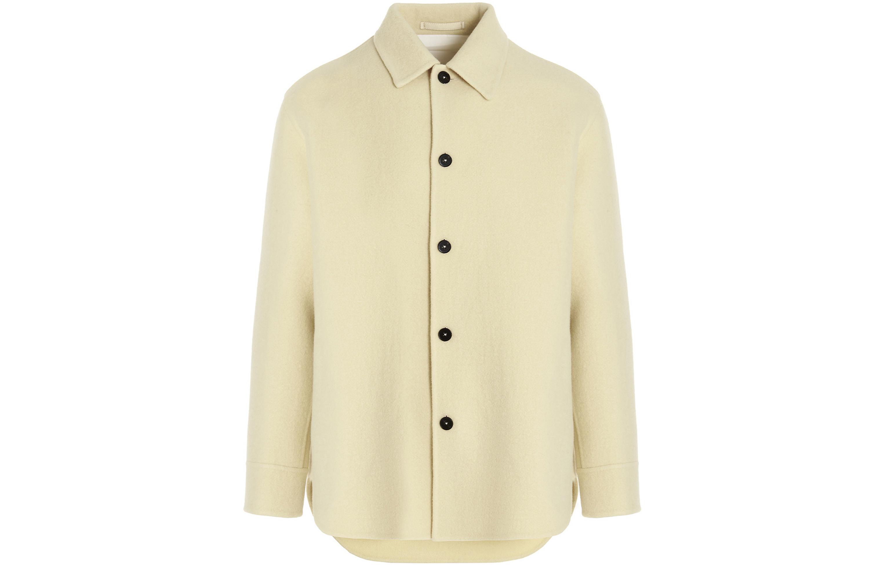Jil Sander FW22 Single-Breasted Long Sleeve Jacket Beige () J23BN0006-J40020-261