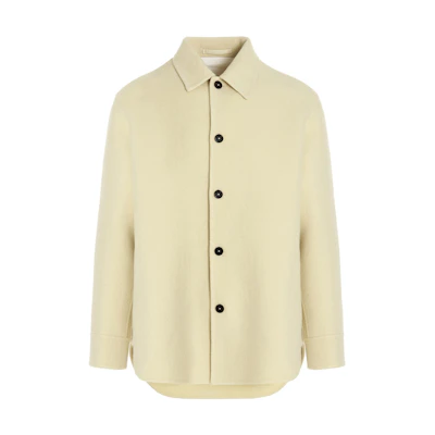 Jil Sander FW22 Single-Breasted Long Sleeve Jacket Beige () J23BN0006-J40020-261