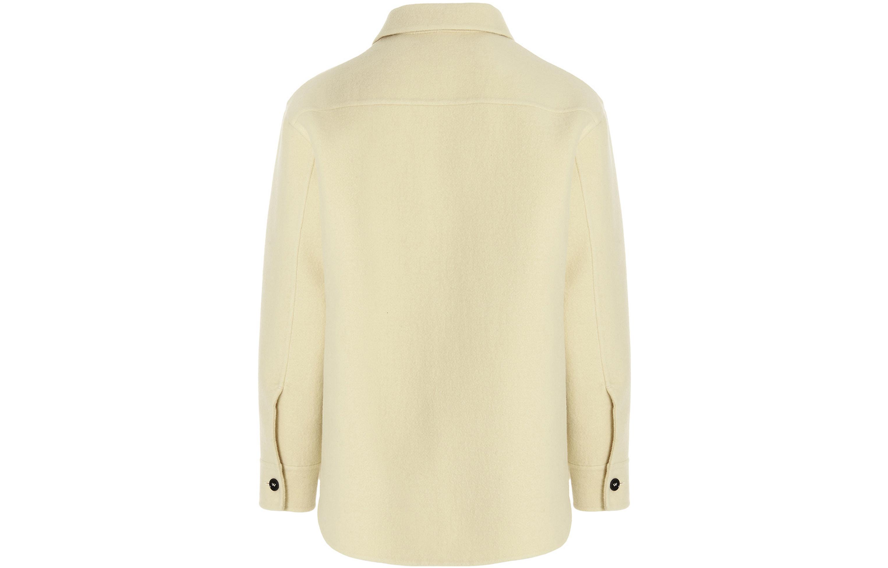 Lookbook 吉尔·桑德 FW22 单排扣长袖外套 米色 J23BN0006-J40020-261