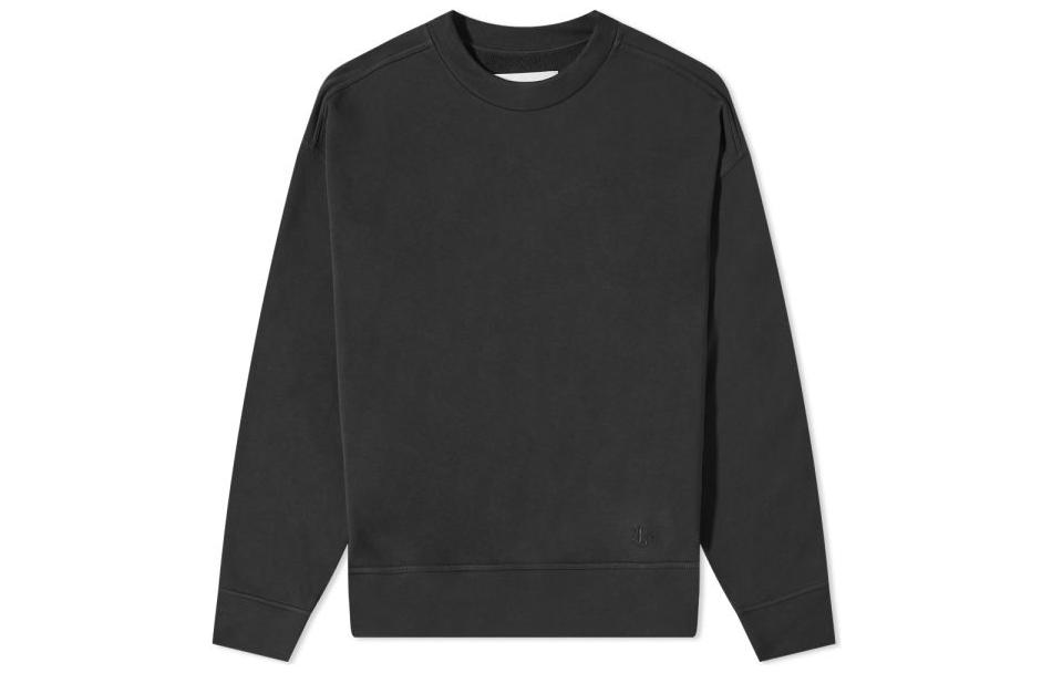 Jil Sander FW22 Solid Color Crewneck Pullover Sweatshirt Men’s Dark Grey JPUU707530MU248608-001