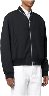 JIL SANDER FW22 Jaket Bomber Zip-Up Warna Hitam J23BN0004J70018 Buy JIL SANDER FW22 Jaket Bomber Zip-Up Warna Hitam J23BN0004J70018