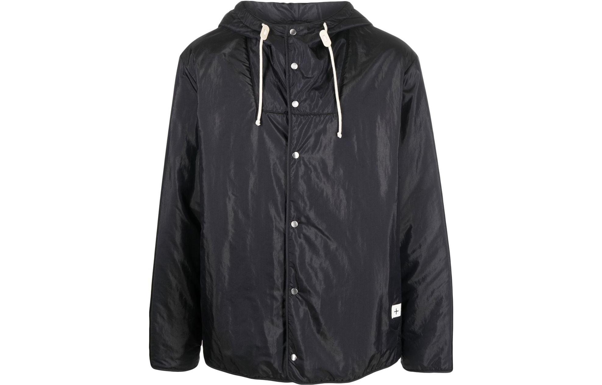 JIL SANDER FW22 Solid Single-Breasted Hooded Jacket Men’s Midnight Blue J47BN0014-J70003-401