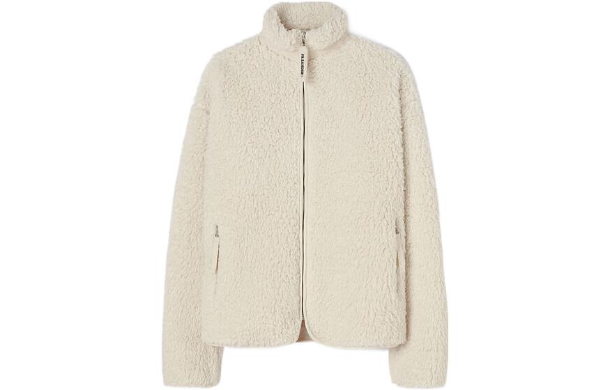 JIL SANDER FW22 Solid Zip-Up Stand Collar Jacket Men’s Off-White J47GU0011-JTN032-106