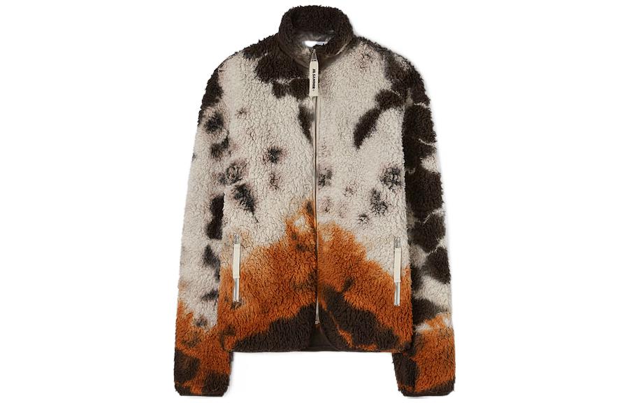 JIL SANDER FW22 Tie-Dye Zipper Stand Collar Jacket Multicolor () J47GU0011-JTN033-282