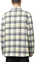 Purchase Jil Sander FW22 男款白色格紋單排扣長袖外套。 J47BN0008J40012