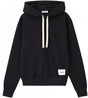 JIL SANDER FW23 Black Relaxed Fit Cotton Long Sleeve Sweatshirt J47GU0105J20039-BLACK JIL SANDER FW23 Black Relaxed Fit Cotton Long Sleeve Sweatshirt J47GU0105J20039-BLACK