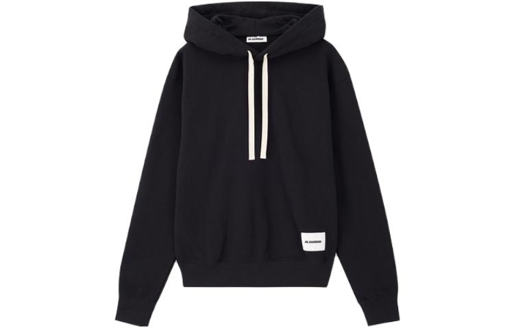 Order JIL SANDER FW23 黑色寬鬆版型長袖棉質衛衣 J47GU0105J20039-BLACK