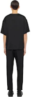 Details for JIL SANDER FW23 寬鬆版純色休閒長褲 黑色. J21KA0011J700011-BLACK