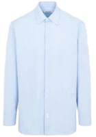 Order JIL SANDER FW23 星期一藍色刺繡長袖棉質襯衫 J24DL0103J45174494