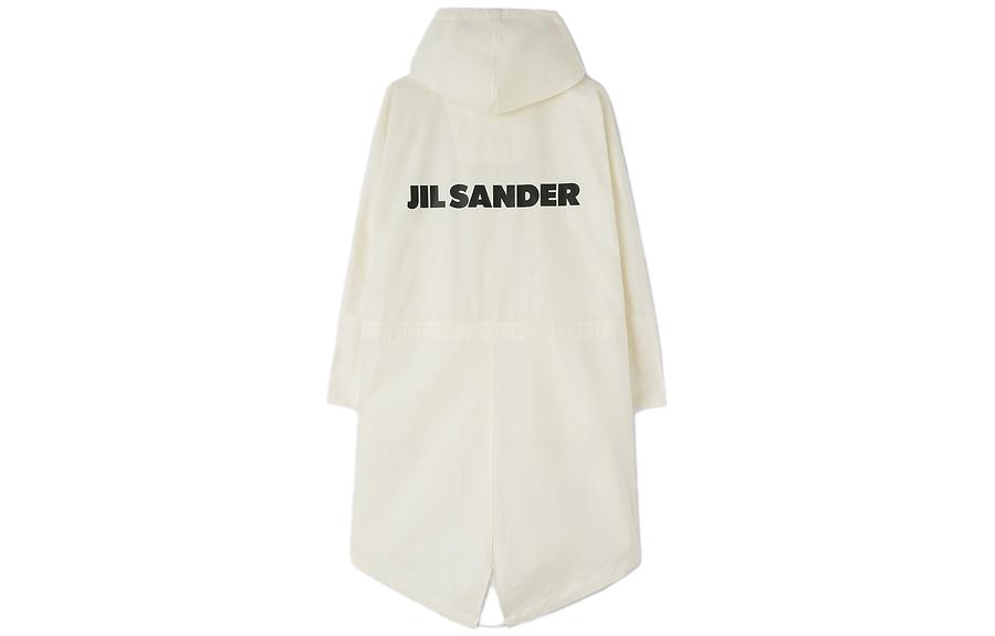 Jil Sander FW23 Oversized Lettering Long-Sleeve Jacket Unisex White J04AH0002J450462-WHITE