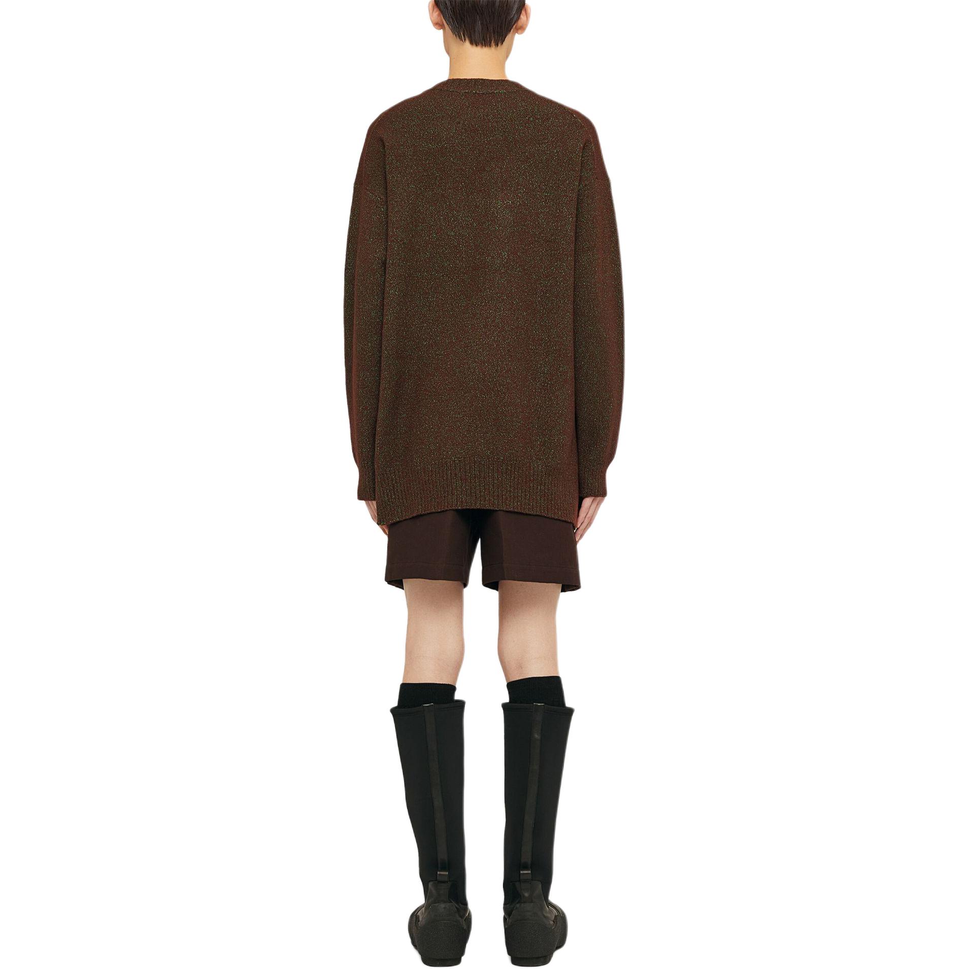 Shop JIL SANDER FW24  High-Waist Casual Shorts Cedar Brown J22KA0169J45078-BROWN