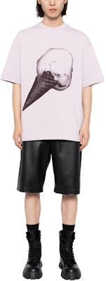 ジルサンダー FW24 パープル ルーズフィット プリント 半袖Tシャツ J61GC0003J20219-PURPLE Lookbook ジルサンダー FW24 パープル ルーズフィット プリント 半袖Tシャツ J61GC0003J20219-PURPLE