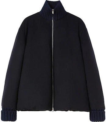 JIL SANDER FW24 Loose-Fit Navy Blue Zip-Up Long-Sleeve Jacket J23AF0101J35001-NAVY Buy JIL SANDER FW24 Loose-Fit Navy Blue Zip-Up Long-Sleeve Jacket J23AF0101J35001-NAVY