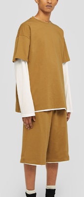JIL SANDER FW24 Loose Fit Layered Long Sleeve Brown Crewneck Tee J61GC0001-J20086-227 Shop JIL SANDER FW24 Loose Fit Layered Long Sleeve Brown Crewneck Tee J61GC0001-J20086-227