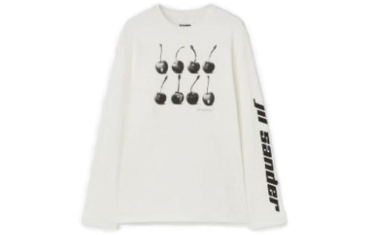 JIL SANDER Geometric Pattern Sweatshirt  White J21GC0135J20119140L