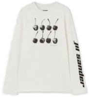 JIL SANDER Geometric Pattern Sweatshirt White J21GC0135J20119140L JIL SANDER Geometric Pattern Sweatshirt White J21GC0135J20119140L