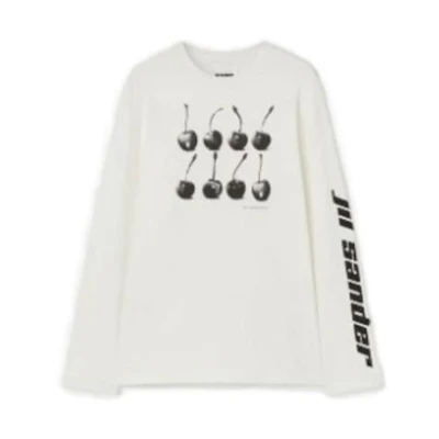 JIL SANDER Geometric Pattern Sweatshirt White J21GC0135J20119140L