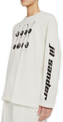 JIL SANDER Geometric Pattern Sweatshirt White J21GC0135J20119140L Purchase JIL SANDER Geometric Pattern Sweatshirt White J21GC0135J20119140L