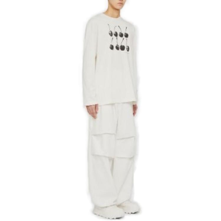 Details for JIL SANDER Baju Sejuk Corak Geometri Putih J21GC0135J20119140L