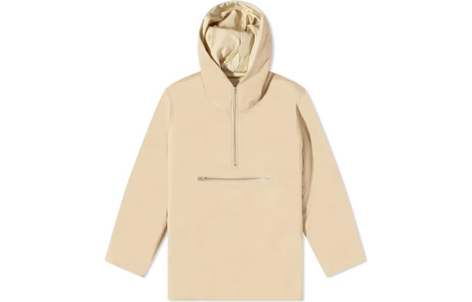 JIL SANDER Half-Zip Solid Pocket Jacket - Regular Fit Long Sleeve Outerwear JSMT420401-MT442700-237