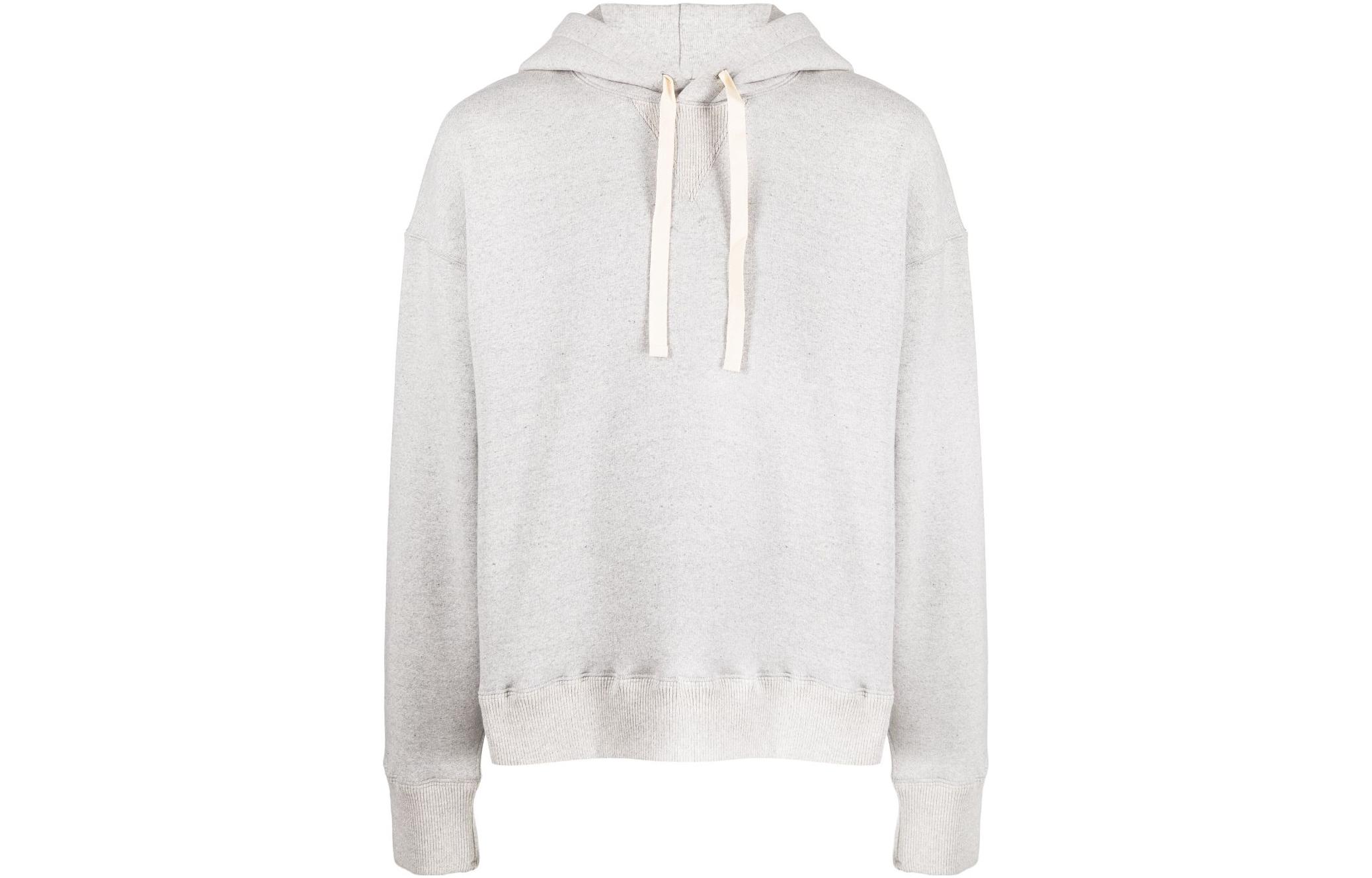 JIL SANDER Light Gray Pullover Hoodie Long Sleeve Solid Color J22GU0102J20015-052