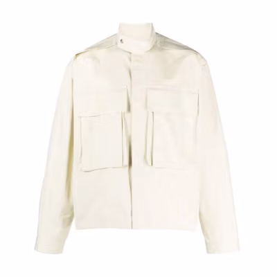 Jil Sander Light Green Jacket with Front Flap Pocket Design J21BN0155J45202-GREEN