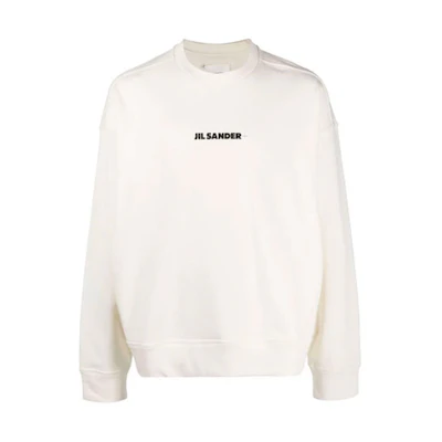 JIL SANDER Logo Pullover Sweatshirt White () JPUT707532MT248608-106