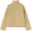 Buy 질 샌더 오가닉 코튼 하이넥 지퍼 블루종 재킷 베이지 남성용. J47BN0160-J45136-260