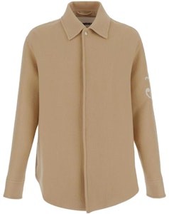 JIL SANDER Jaket Cetak Corak Kolar Point Lengan Panjang Khaki J47BN012-6J40031-233 Order JIL SANDER Jaket Cetak Corak Kolar Point Lengan Panjang Khaki J47BN012-6J40031-233