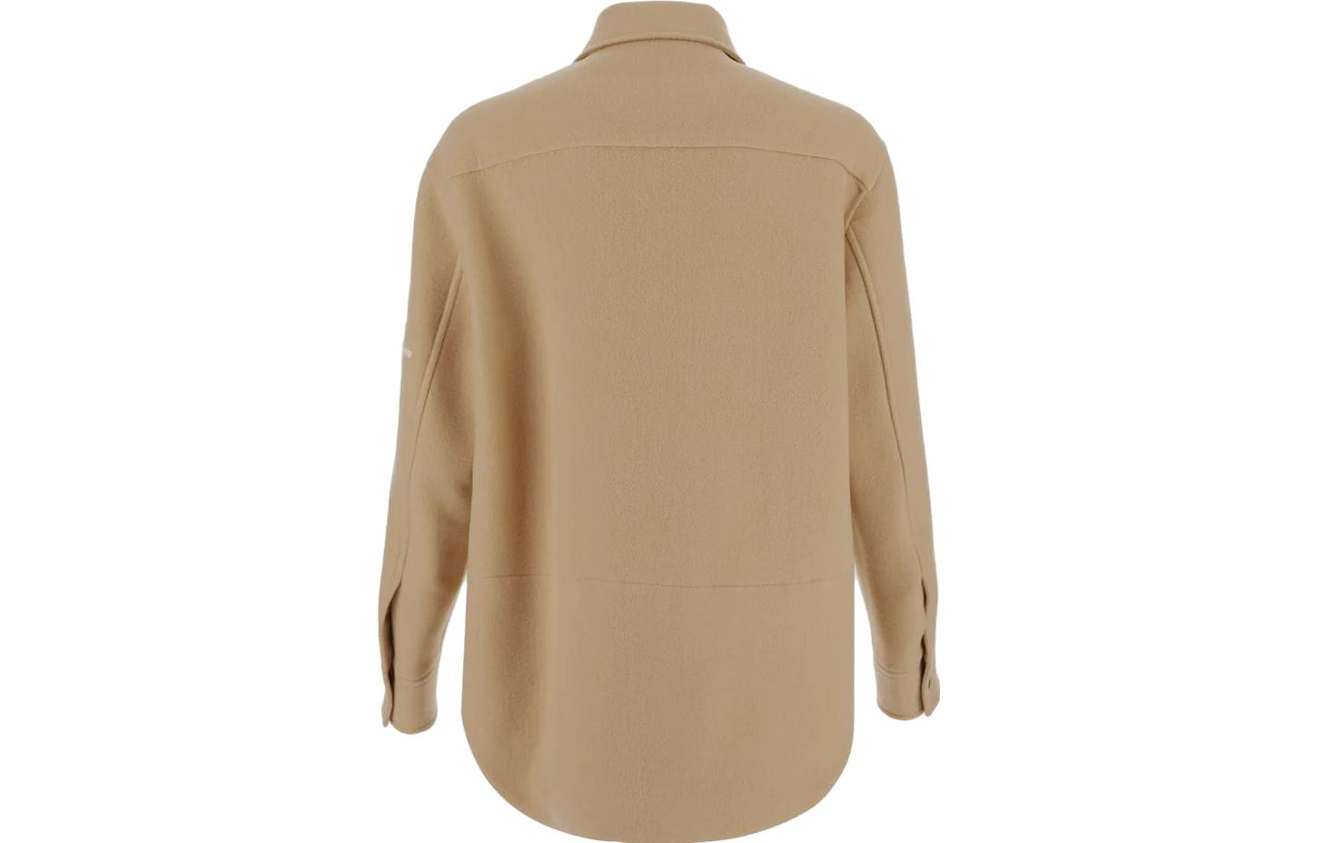 Lookbook JIL SANDER Jaket Cetak Corak Kolar Point Lengan Panjang Khaki J47BN012-6J40031-233