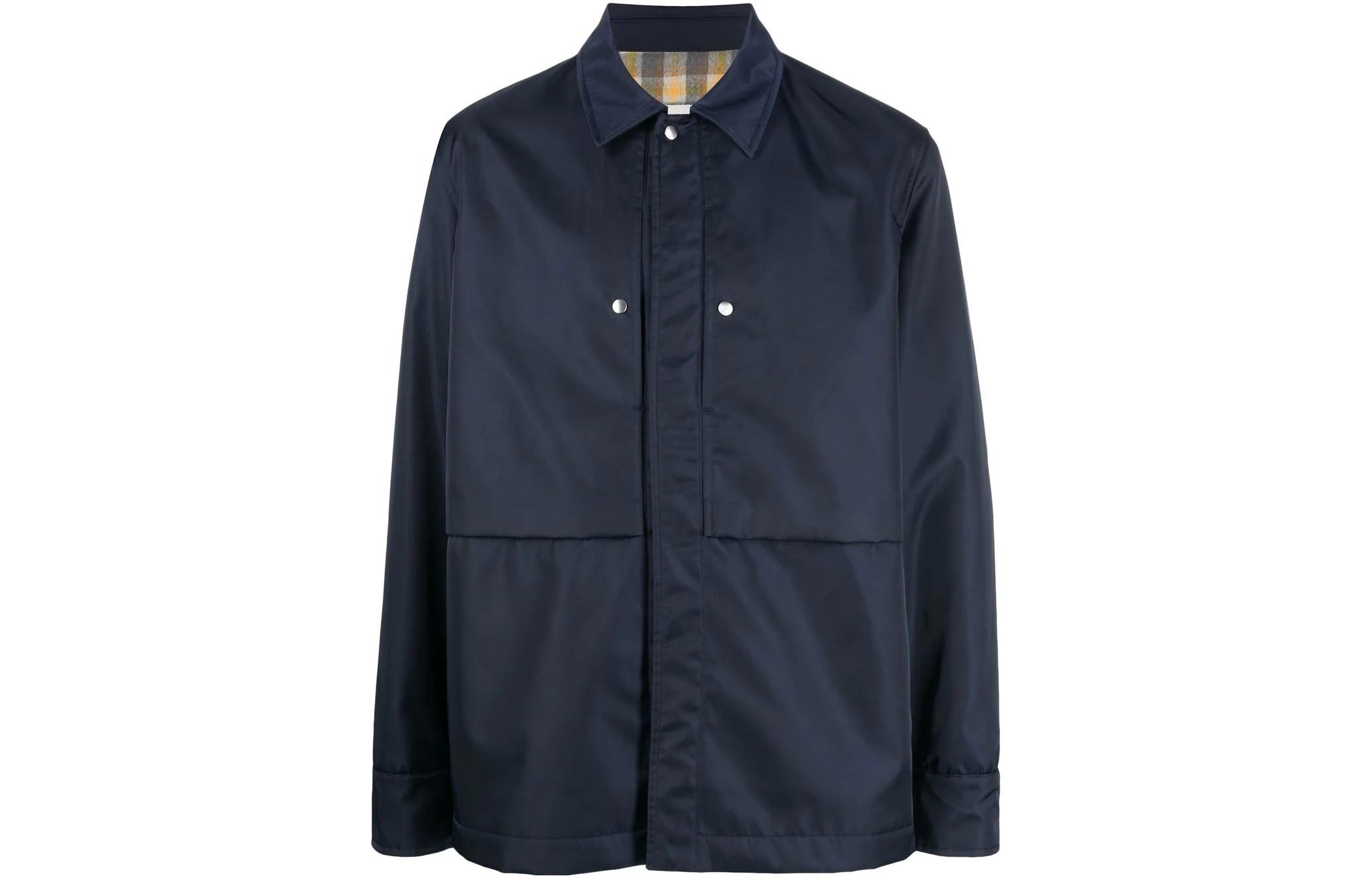 JIL SANDER Plain Snap Button Shirt Jacket J47BN0012-JTN027-402