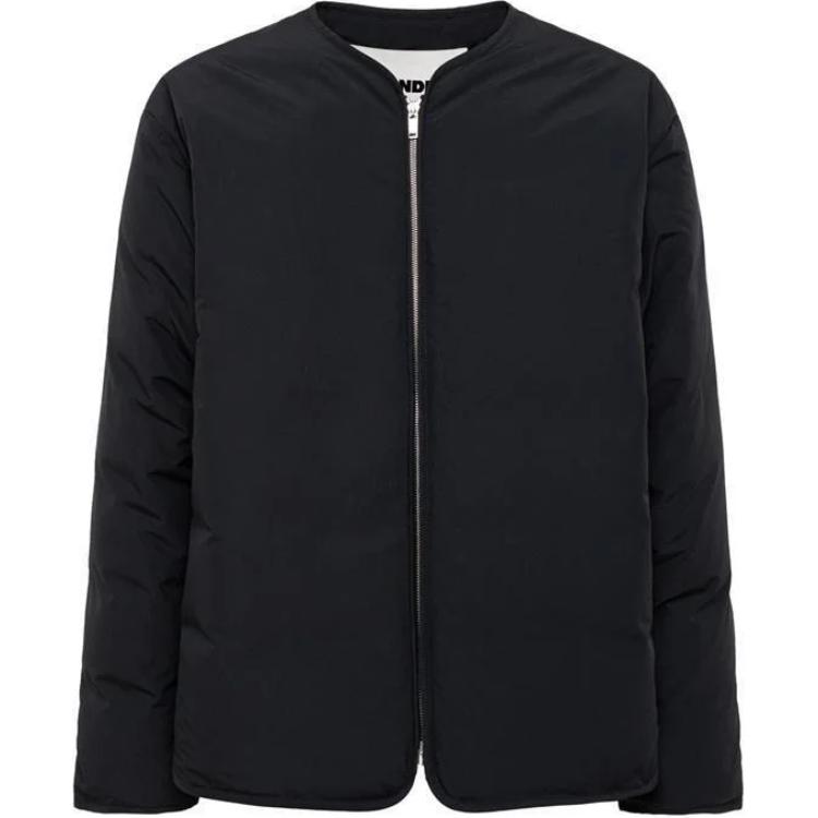 JIL SANDER Slim Fit Solid Zip-Up Jacket Black J47AF0126J74276-001