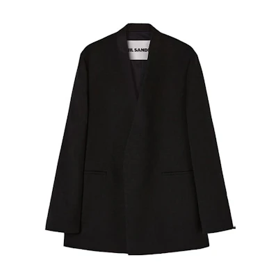 JIL SANDER Solid Cardigan Jacket Black J21BN001-1J40001-001