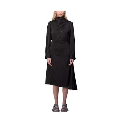 JIL SANDER Solid Color Casual Long Sleeve Dress Black J01CT0102-J65022-001