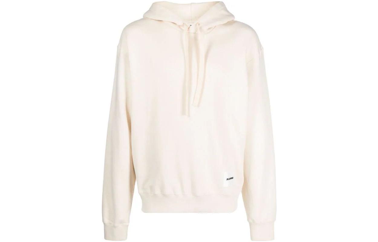 JIL SANDER Solid Color Hoodie Beige J47GU0105J20010-BEIGE