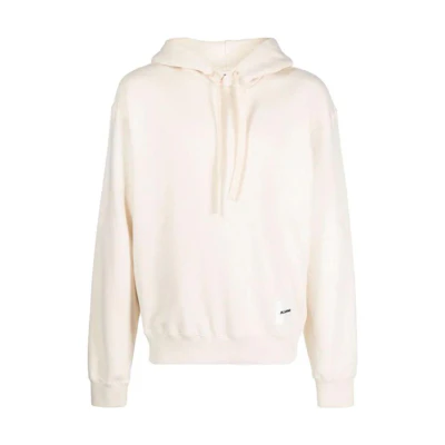 JIL SANDER Solid Color Hoodie Beige J47GU0105J20010-BEIGE
