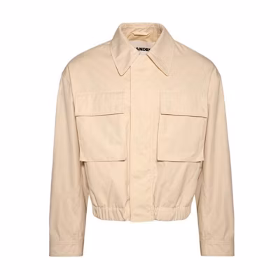 JIL SANDER Solid Color Long Sleeve Jacket Beige J22SW0004J46192-278