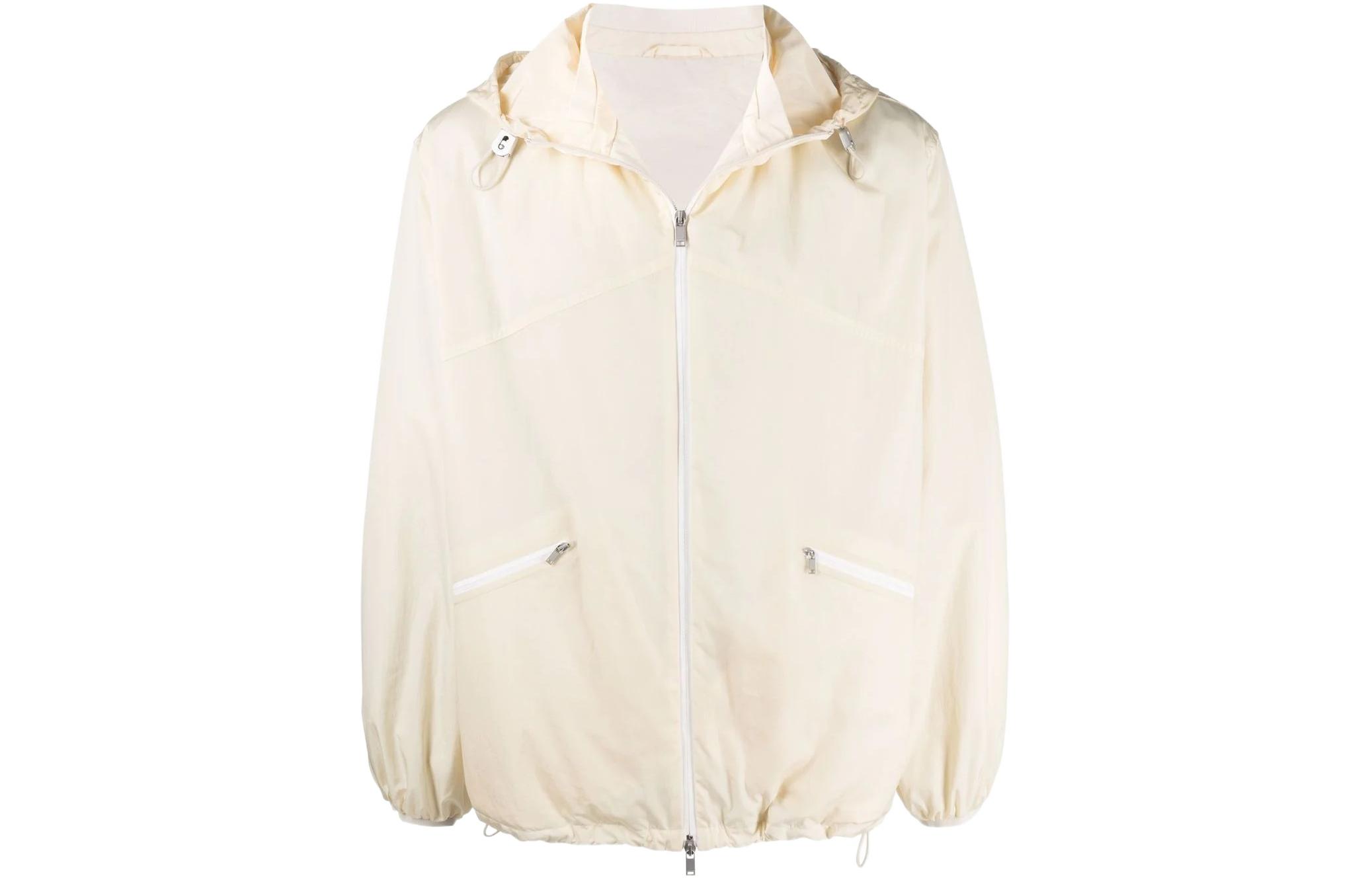 JIL SANDER Solid Color Minimalist Zip Hoodie Jacket JPUU420259-MU4614-00A