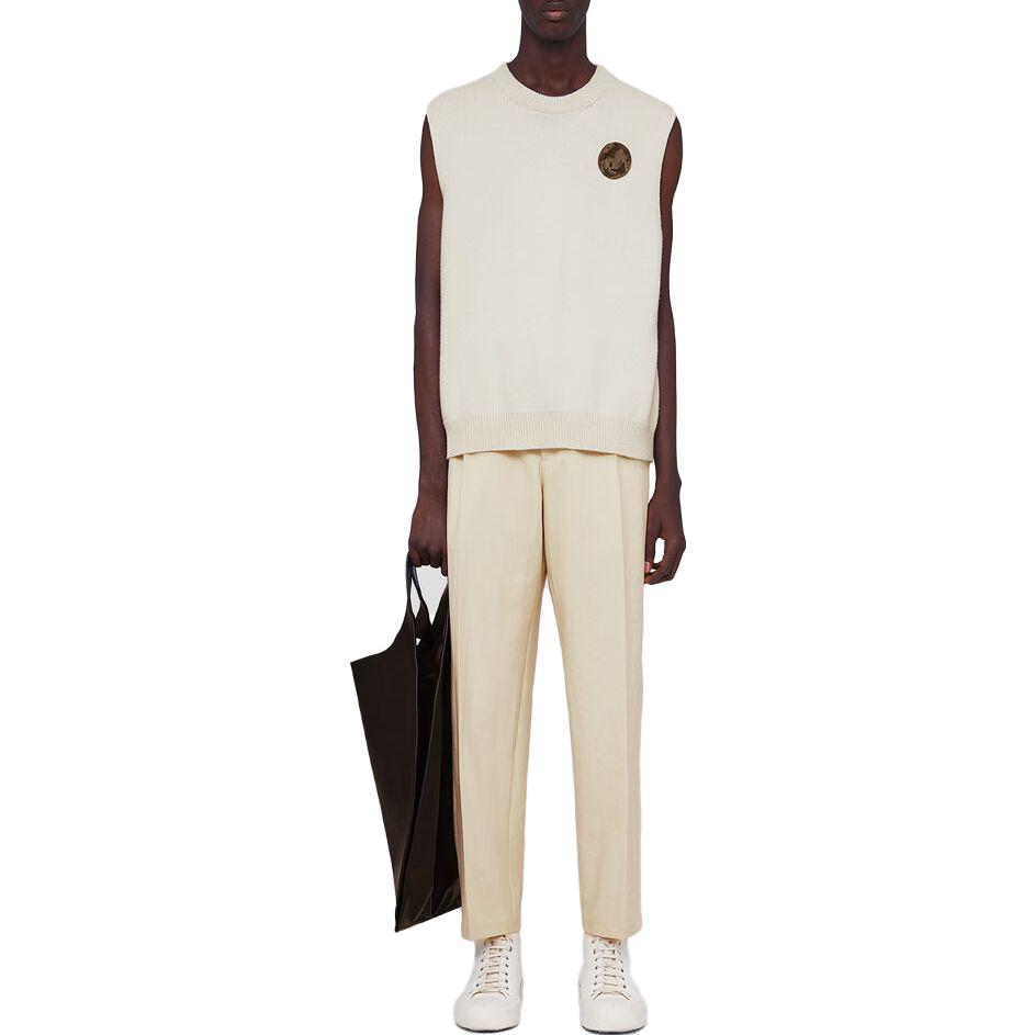 Lookbook Jil Sander男士浅绿色中腰锥形休闲裤 J23KA0005J70018338