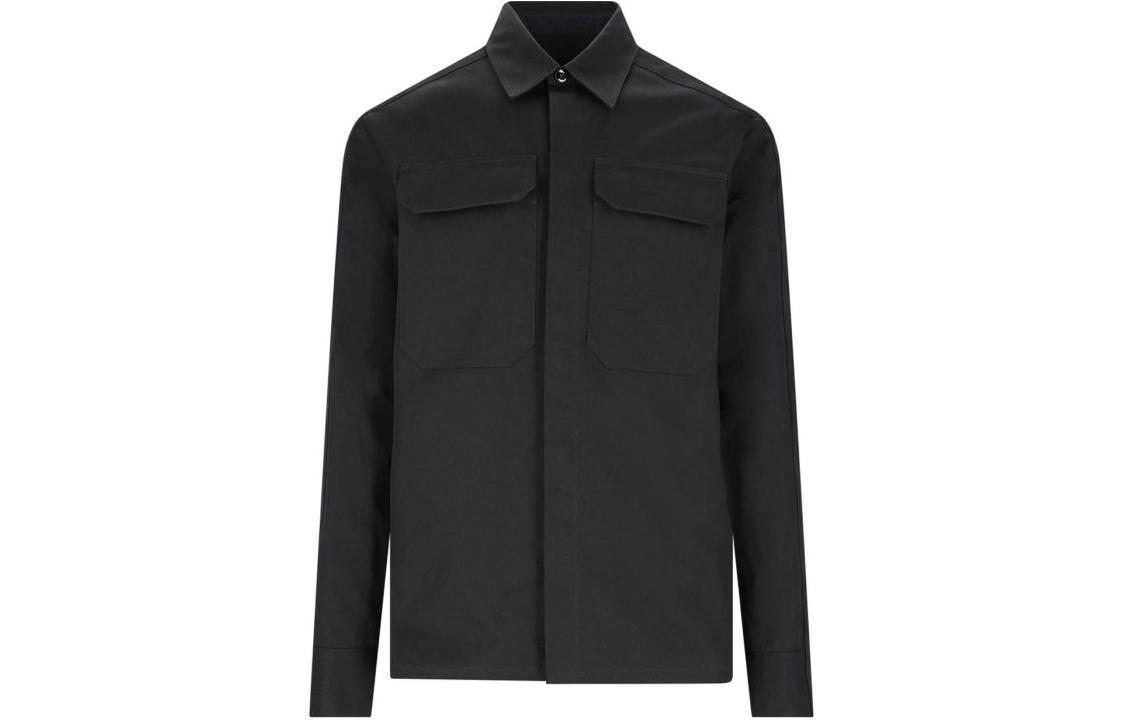 JIL SANDER Solid Single-Breasted Long-Sleeve Jacket - Black J22DL021-3J45217-001