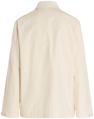 Jil Sander SS22 Beige Solid Collar Shirt-Style Jacket. JSMU400121MU241300278 Lookbook Jil Sander SS22 Beige Solid Collar Shirt-Style Jacket. JSMU400121MU241300278