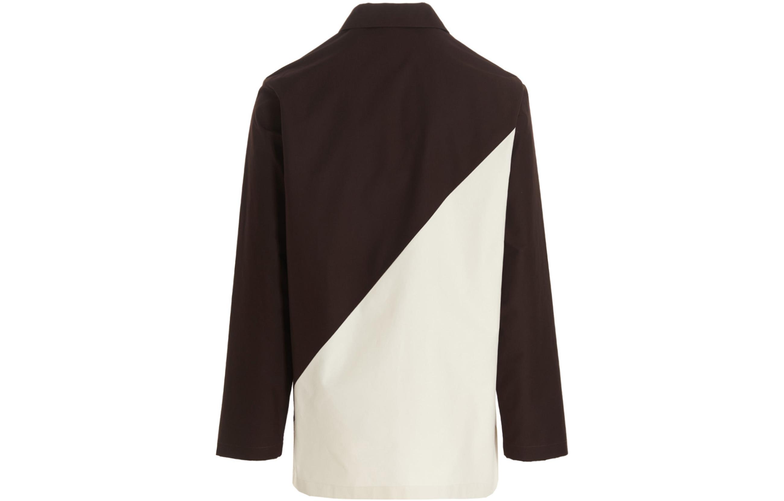 Lookbook JIL SANDER SS22  Colorblock Long Sleeve Shirt Multicolor. JSMU601631-MU243400A-208