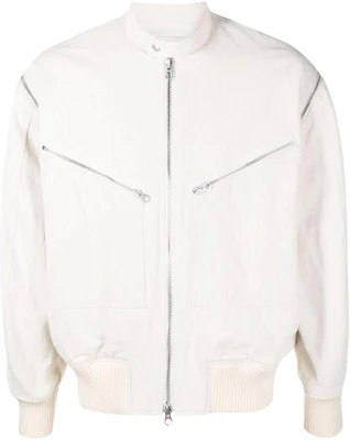 JIL SANDER SS22 Jaket Bomber Putih dengan Lengan Boleh Tanggal JSMU420627MU250200A Buy JIL SANDER SS22 Jaket Bomber Putih dengan Lengan Boleh Tanggal JSMU420627MU250200A