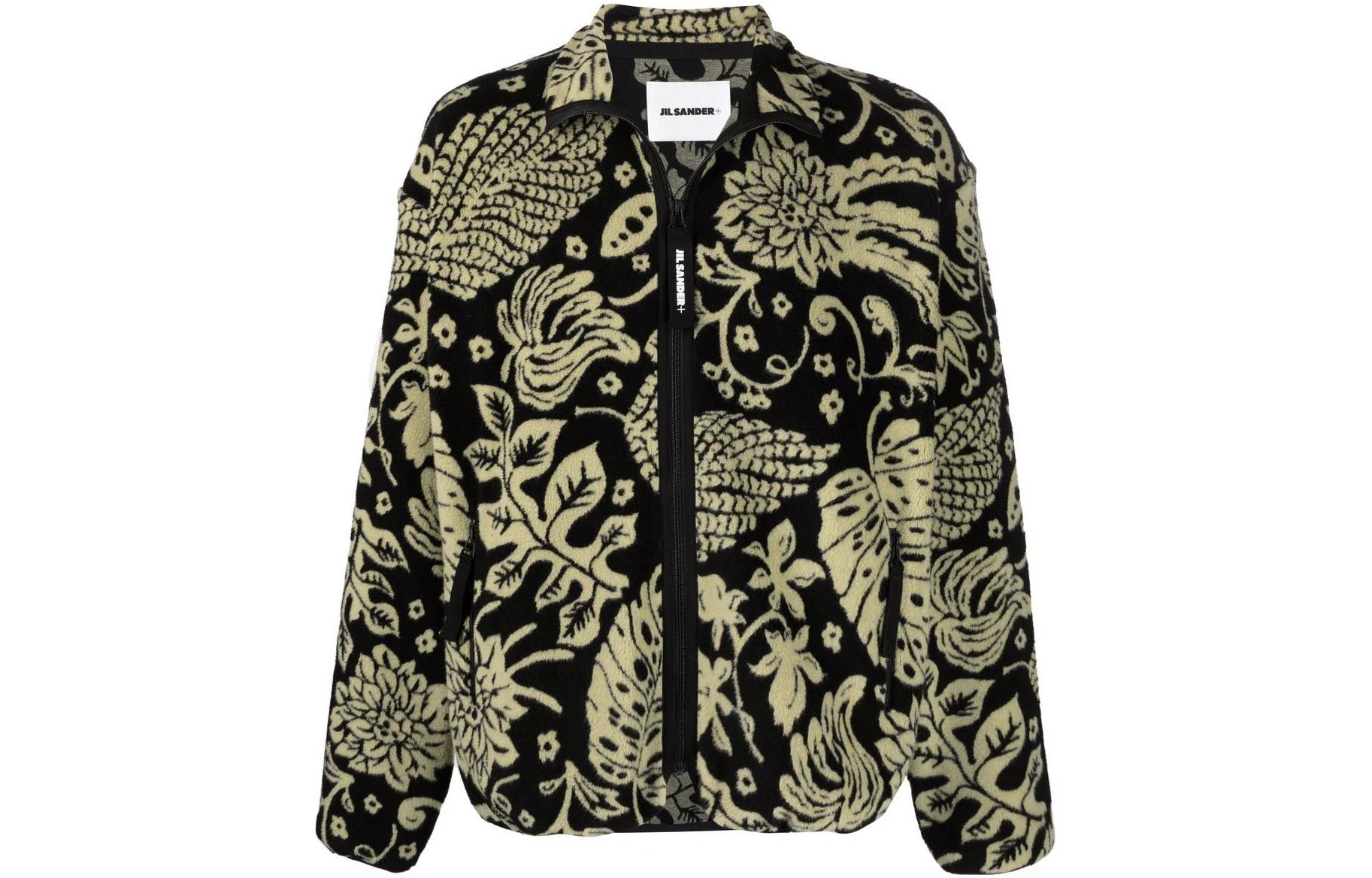 JIL SANDER SS22 Floral Print Casual Jacket Neutral Tone Menswear JPUU707510MU258268