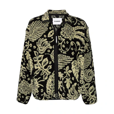 JIL SANDER SS22 Floral Print Casual Jacket Neutral Tone Menswear JPUU707510MU258268