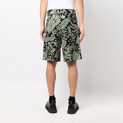 Jil Sander SS22 Green Floral Print Casual Shorts Men. JPUU312105MU382060351 Shop Jil Sander SS22 Green Floral Print Casual Shorts Men. JPUU312105MU382060351