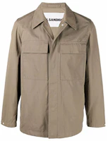 Jil Sander SS22 Hidden Front Shirt Jacket Green JSMU400121MU241300-318 Jil Sander SS22 Hidden Front Shirt Jacket Green JSMU400121MU241300-318