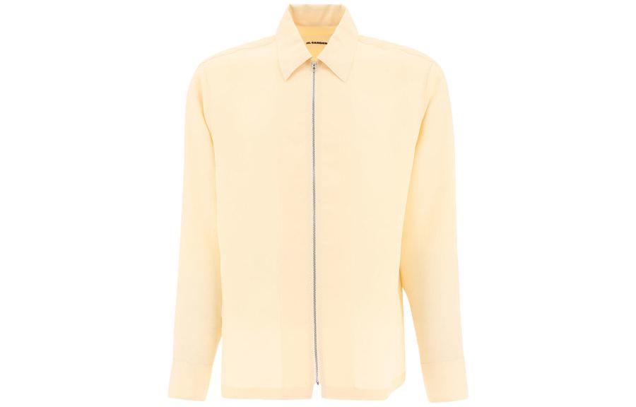 JIL SANDER SS22 Minimalist Beige Jacket for Men JSMU601034-MU391900-012