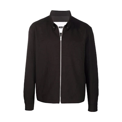 Jil Sander SS22 Pleated Zip Shirt Jacket Brown JSMT420701-MT202700-203