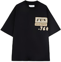 JIL SANDER SS22 Slogan Print T-Shirt Black Men’s JSMU707025-MU248508-001 JIL SANDER SS22 Slogan Print T-Shirt Black Men’s JSMU707025-MU248508-001
